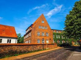 hdr utsikt över staden Lübeck foto