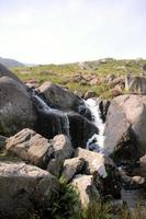 utsikt över Wales landsbygd i snowdonia nära sjön Ogwen foto