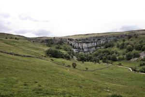 utsikt över Yorkshire Moors nära Mallam Cove foto