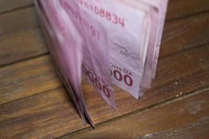 indonesiska rupiah pengar kallas idr foto