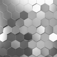 futuristisk och teknisk hexagonal bakgrund. 3d-rendering foto