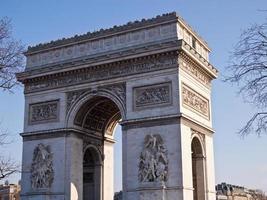 paris - arc de triomphe foto