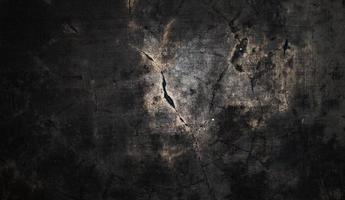 mörk och svart vägg halloween bakgrund koncept. svart betong dammig för bakgrund. skräck cement textur foto