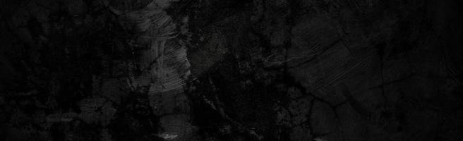 svart vägg skrämmande eller mörkgrå grov kornig sten textur bakgrund. svart betong för bakgrund. foto