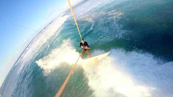 kitesurfing gopro selfie hawaii