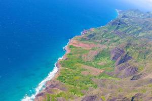 kauai från helikopter foto