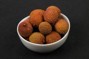 tropisk fruktlitchi foto