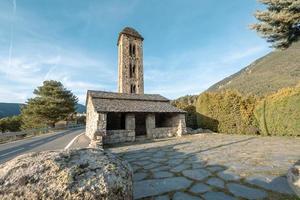 esglesia de sant miquel d engolasters. kyrkobyggnad i Escaldes-Engordany, Andorra. foto