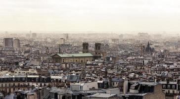 paris från Montmartre foto