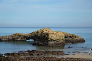 lågvatten, biarritz biscay foto