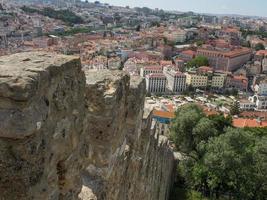 Lissabon vid floden Tagus foto