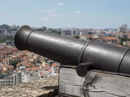 Lissabon vid floden Tagus foto