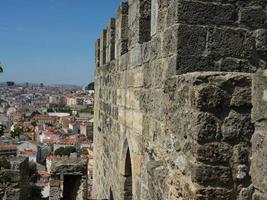 Lissabon vid floden Tagus foto