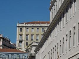 Lissabon vid floden Tagus foto