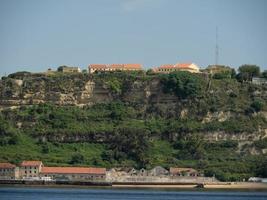 Lissabon vid floden Tagus foto