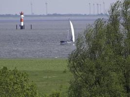 wilhelmshaven vid Nordsjön foto