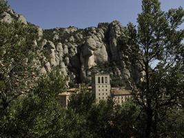 klostret i montserrat foto