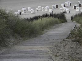 ön spiekeroog i Nordsjön foto