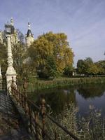 den tyska staden schwerin foto