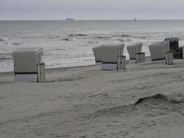 ön wangerooge i Nordsjön foto