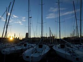 staden barcelona i spanien foto