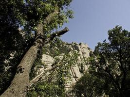 klostret i montserrat foto