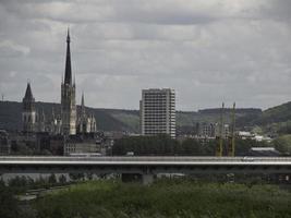 floden seine nearsr rouen i frankrike foto