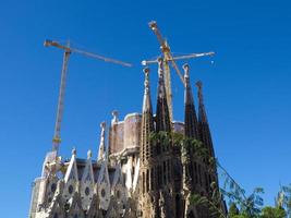 staden barcelona i spanien foto