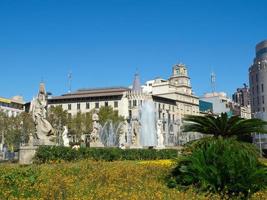 staden barcelona i spanien foto