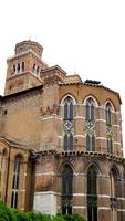 forntida kyrka santa maria byggnad i Venedig, Italien foto