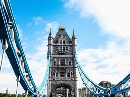 hdr tower bridge, london foto