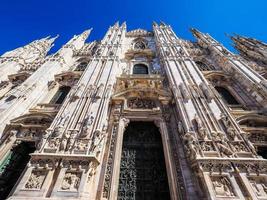 hdr duomo di milano katedralen i milano foto