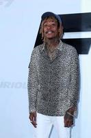 los angeles, 1 feb - wiz khalifa på Avengers, age of ultron los angeles premiär på tcl chinese theatre den 1 april 2015 i los angeles, ca. foto