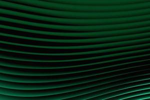 3d illustration gröna ränder i form av vågvågor, futuristisk bakgrund. foto