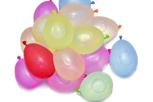 färgglada vattenballonger foto