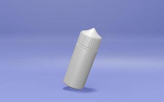 vape flytande plastflaska mockup foto