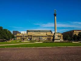 hdr schlossplatz slottstorget stuttgart foto