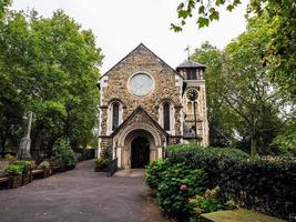 hdr st pancras gamla kyrka i london foto