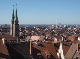 Flygfoto över Nürnberg foto