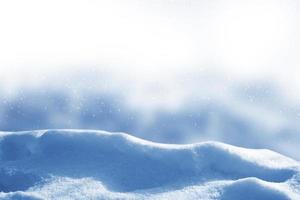 bakgrund. vinterlandskap. snöns struktur foto