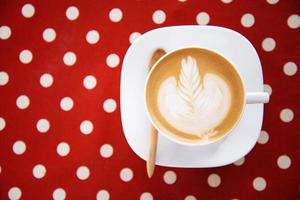 latte art kaffe foto