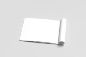 a4 magasin landskap blank mockup foto