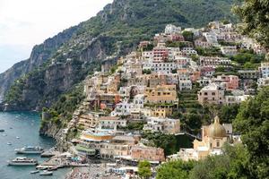 allmän utsikt över positano stad i Neapel, Italien foto