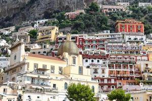 allmän utsikt över positano stad i Neapel, Italien foto