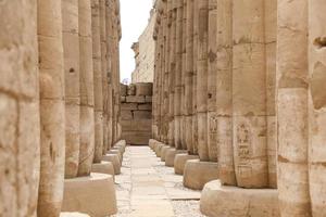 kolonner i luxor tempel, luxor, egypten foto