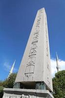 obelisk av theodosius i istanbul stad foto
