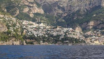 allmän utsikt över positano stad i Neapel, Italien foto