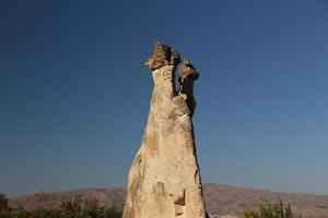 klippformationer i Pasabag Monks Valley, Kappadokien, Nevsehir, Turkiet foto