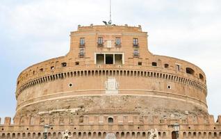 mausoleum of hadrian - castel sant angelo i rom, italien foto