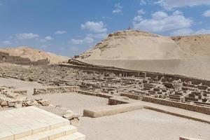 byn deir el-medina i Luxor, Egypten foto